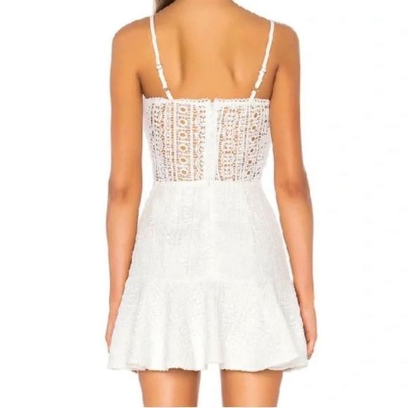 Superdown Del Crochet Keyhole Dress from revolve  size s - Picture 3 of 7